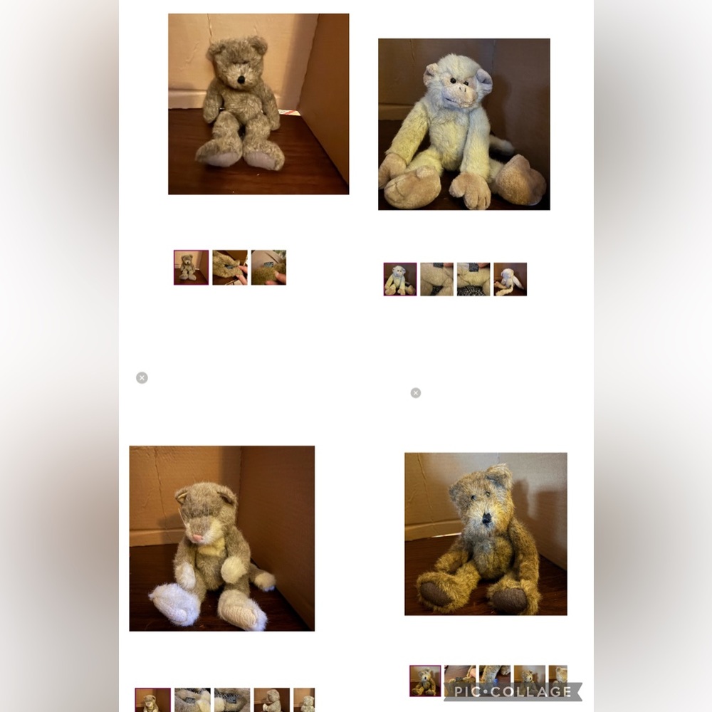 Vintage Collection of 4 Boyds Bears : $14